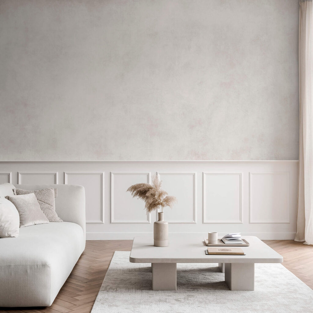 Papier blanc avec des taches roses