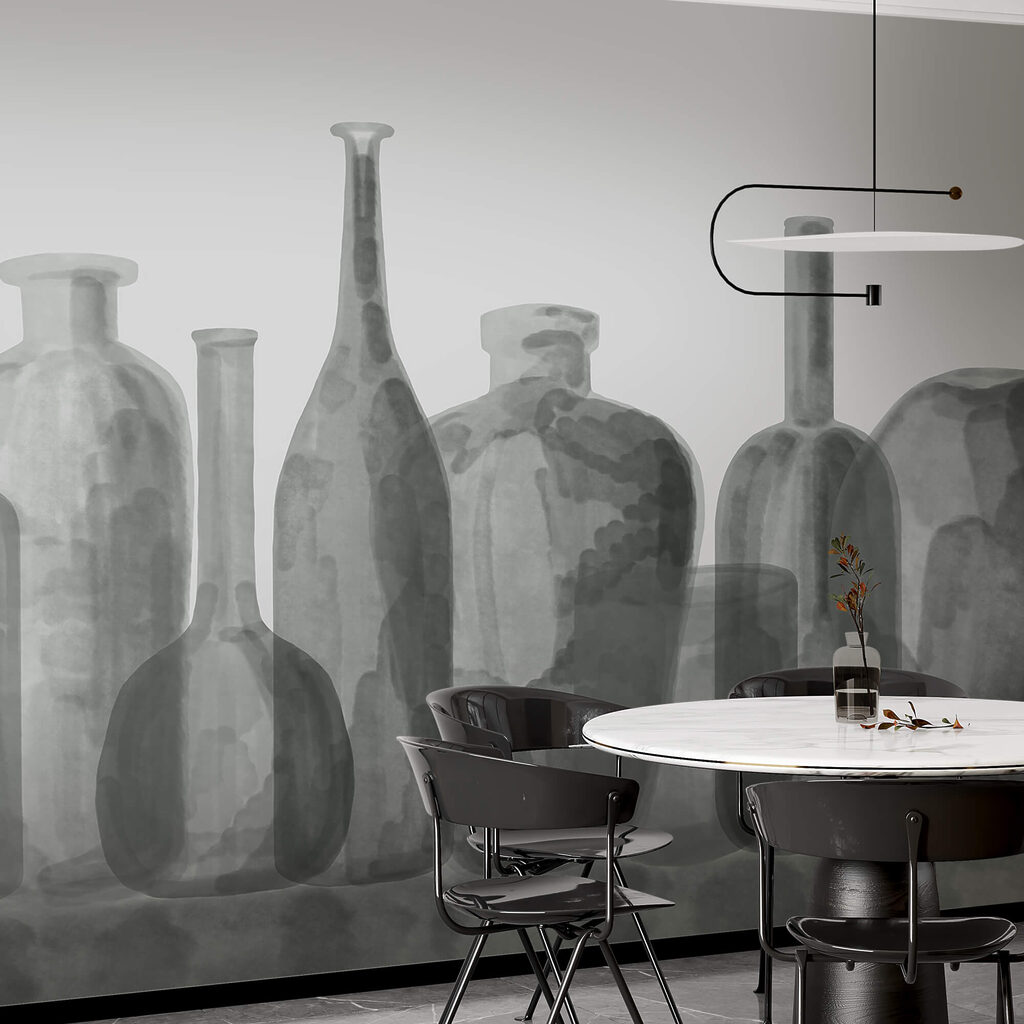 Groupe de bouteilles en verre Groupe de bouteilles en verre