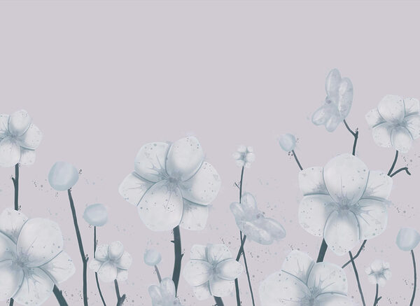 Group of white flowers