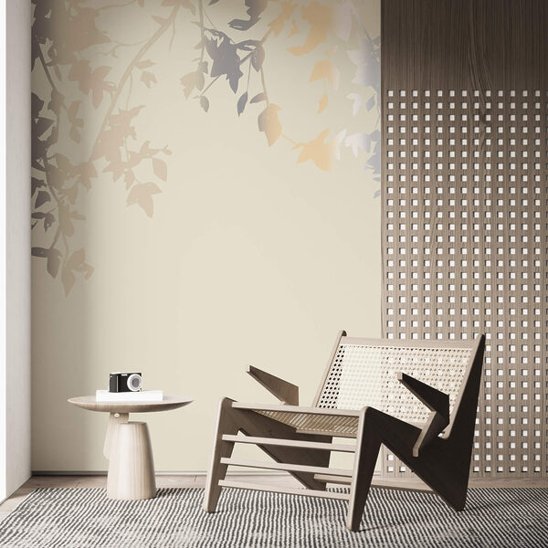 Branches d'arbres avec feuilles