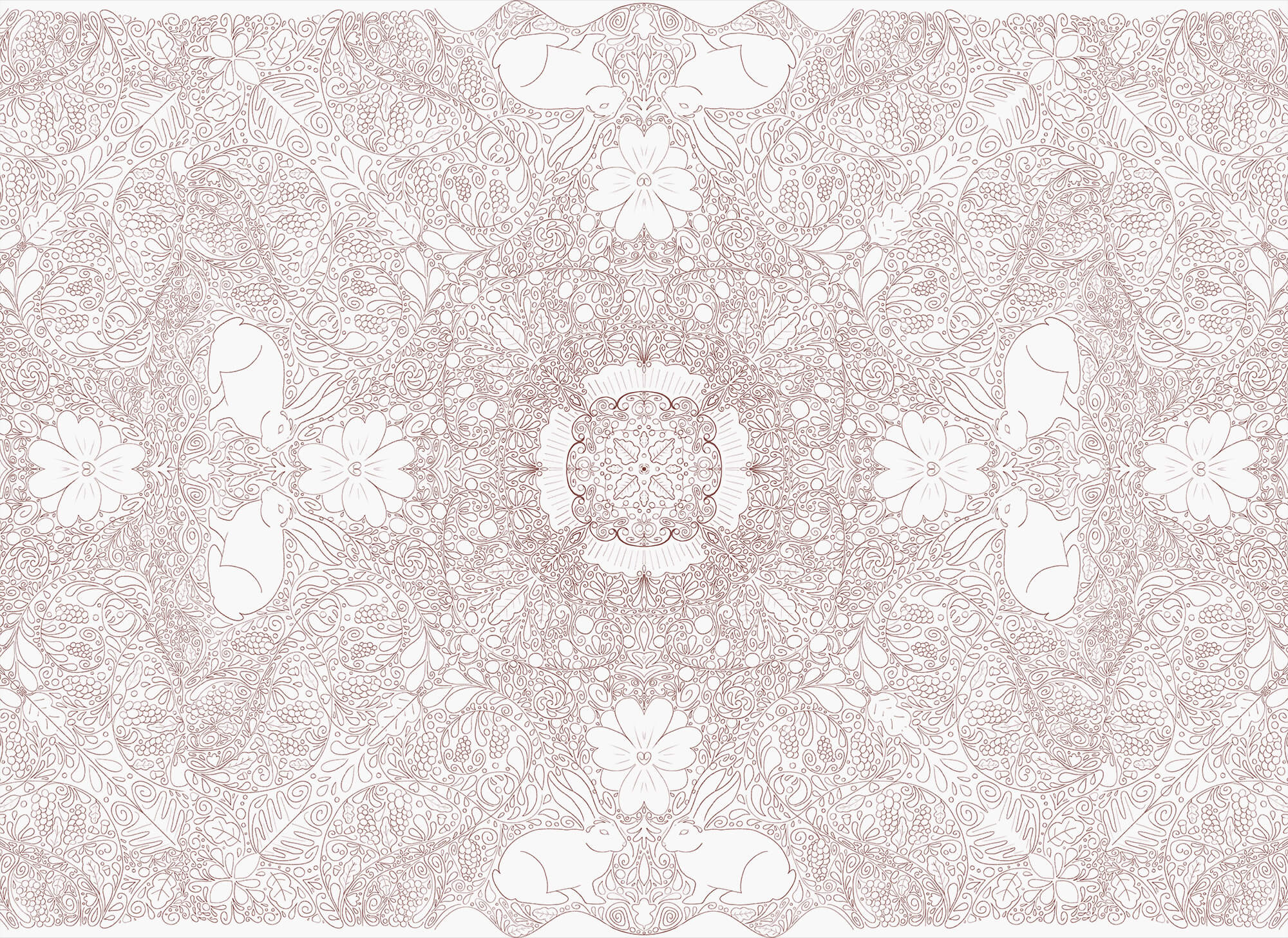 White and red pattern White and red pattern