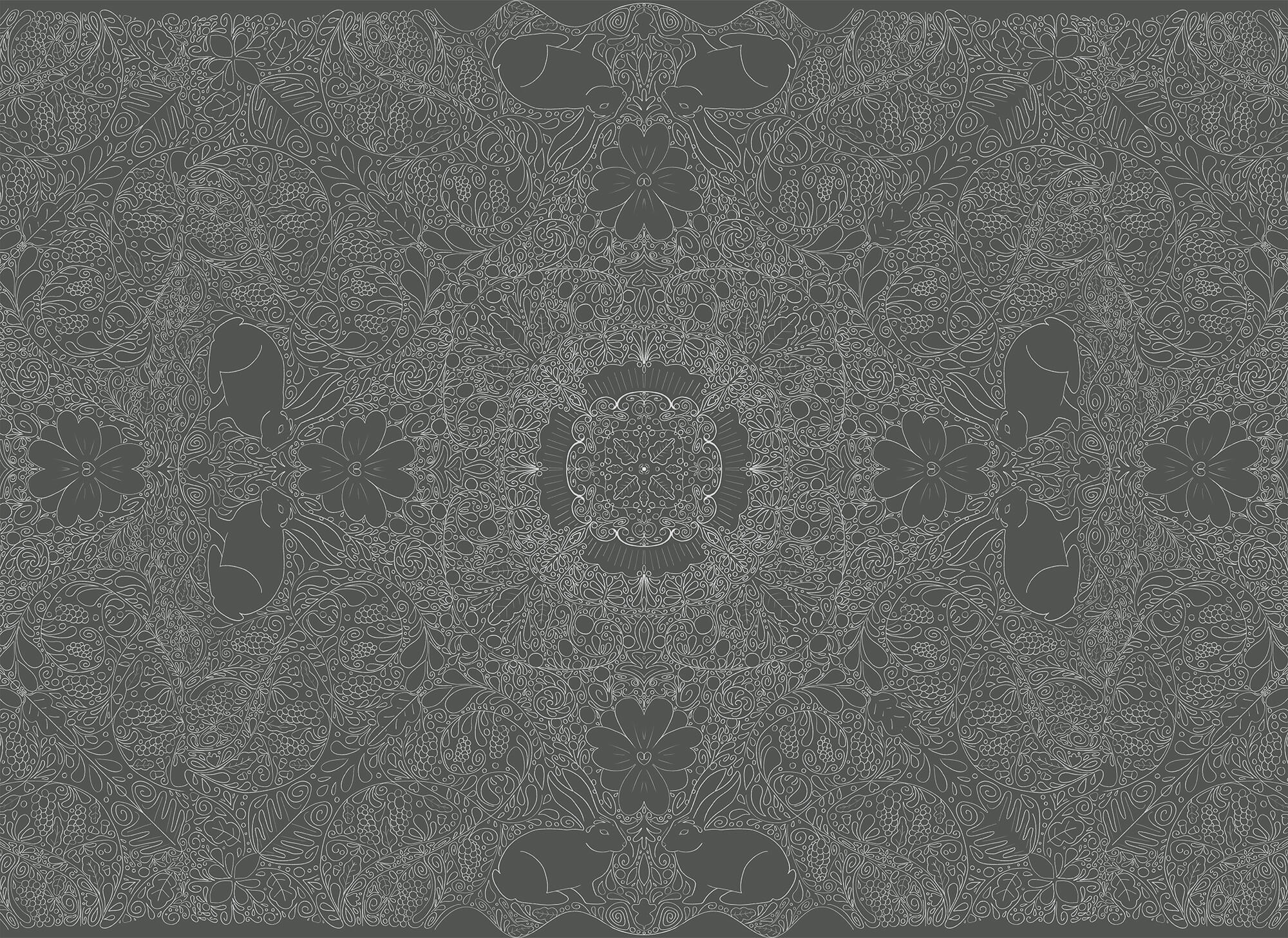 Grey and white pattern