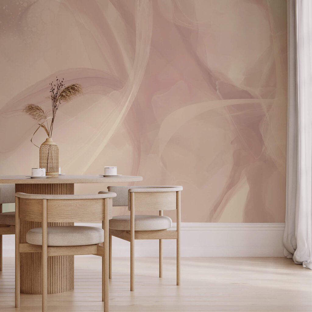 Tourbillons éthérés de couleurs douces