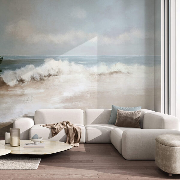 Peinture d'une plage