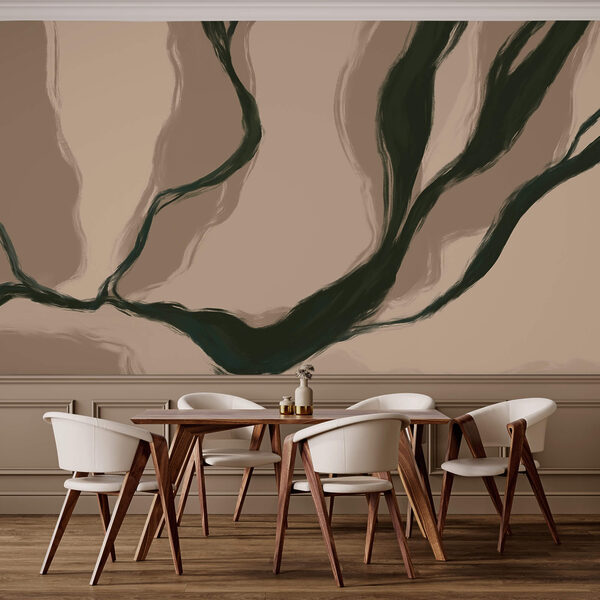 Lignes organiques aux teintes douces