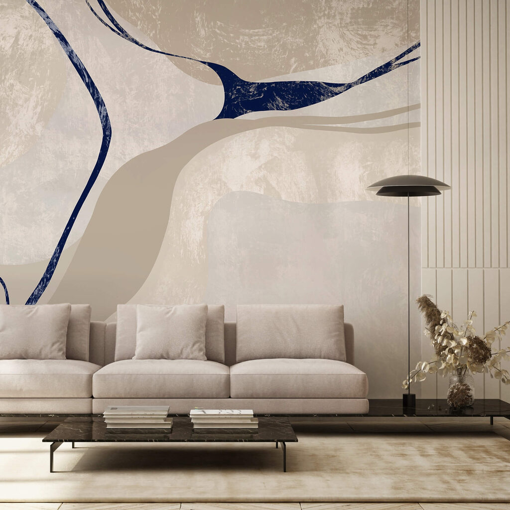 Peinture d'une rivière