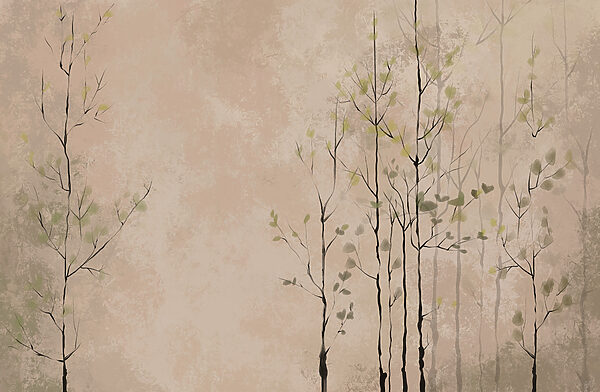 Group of trees with leaves