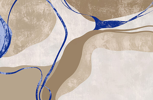 Blue and white pattern