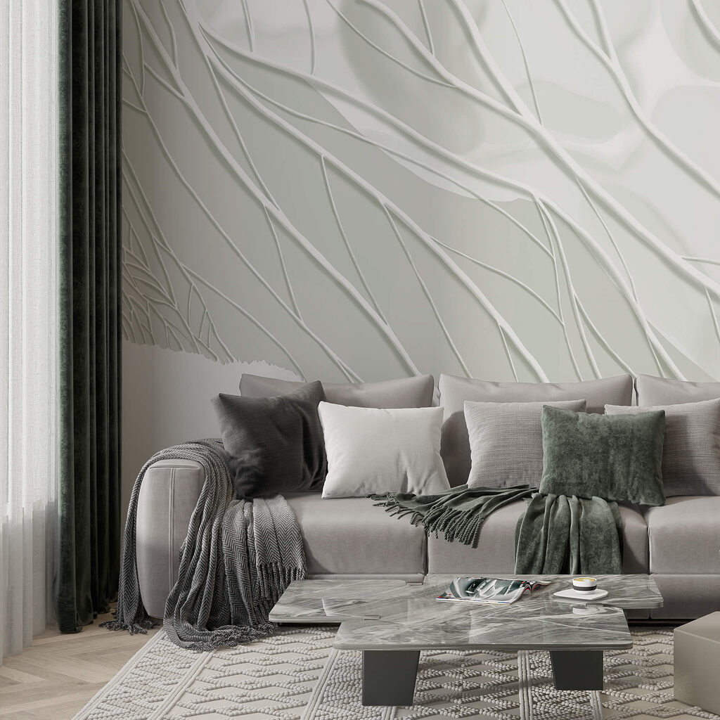 Fond blanc avec lignes