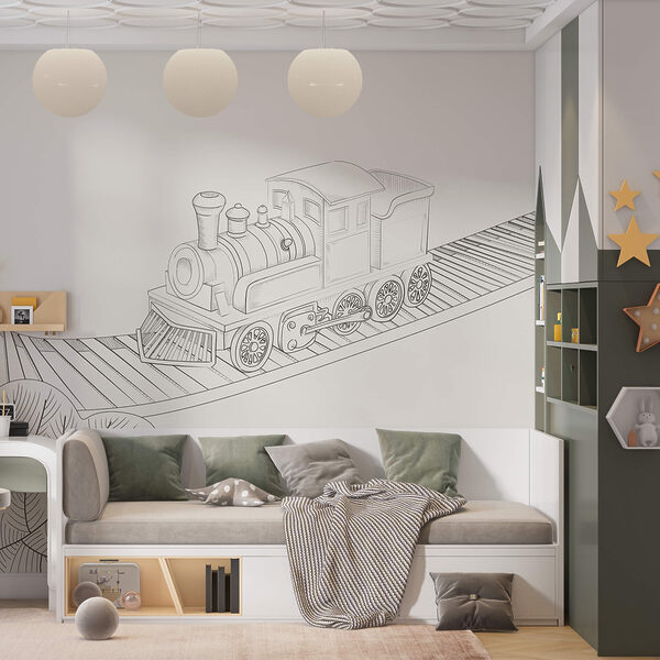 Dessin d'un train Dessin d'un train