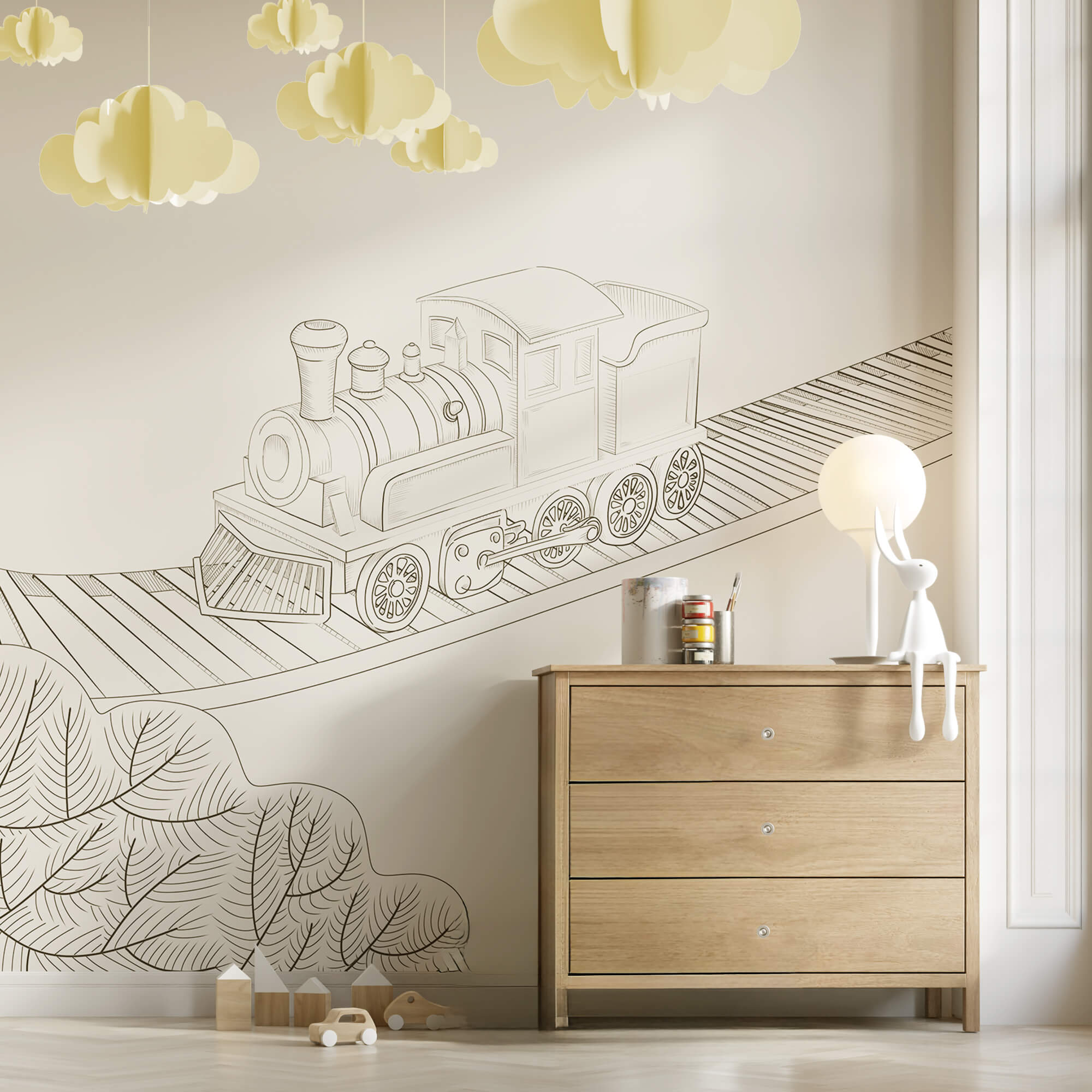 Dessin d'un train Dessin d'un train