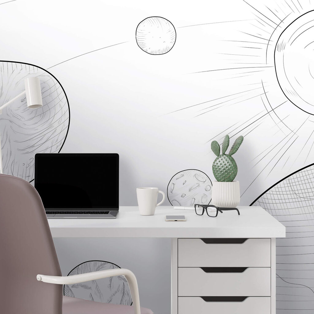 Dessin des planètes et du soleil Dessin des planètes et du soleil