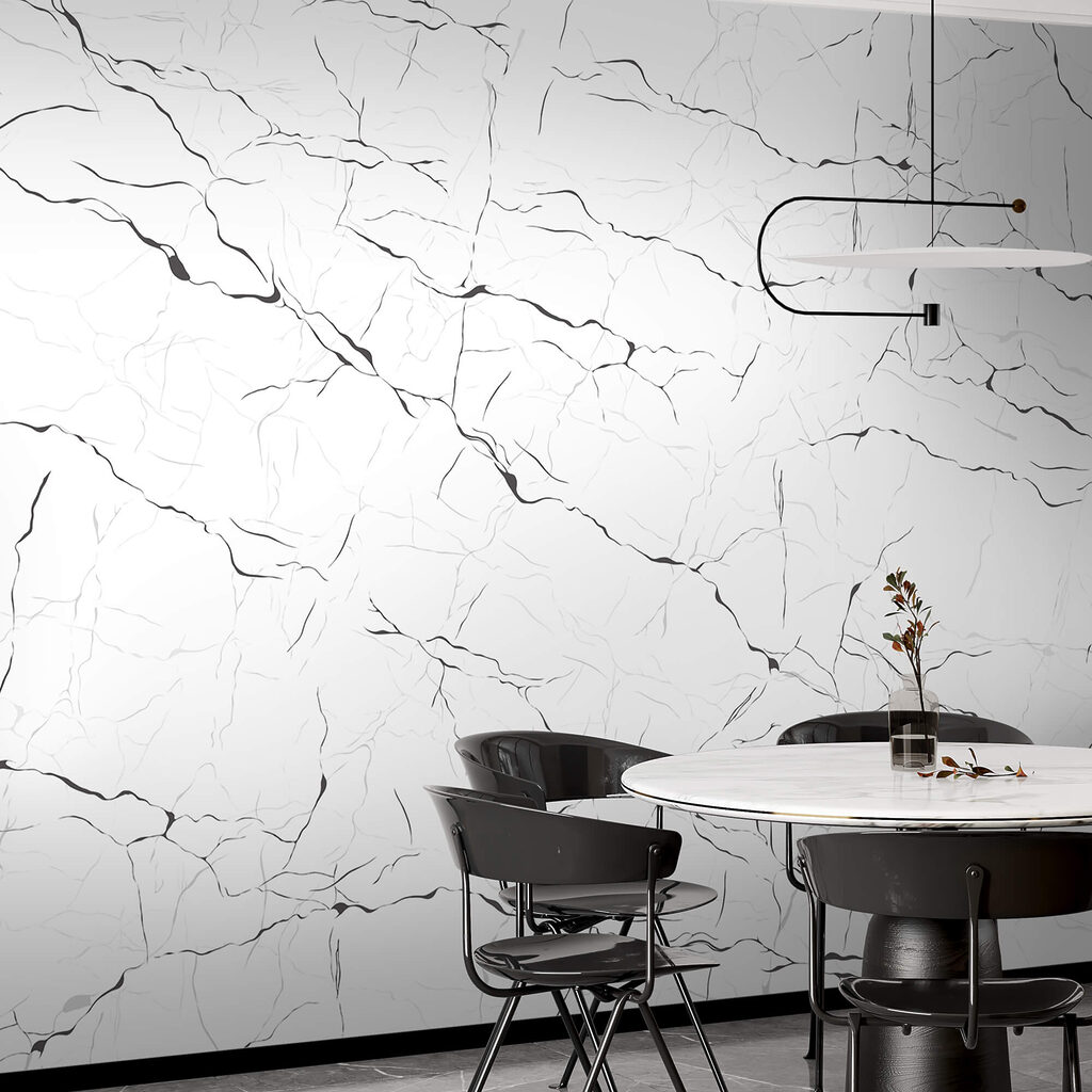 Surface blanche avec des fissures Surface blanche avec des fissures