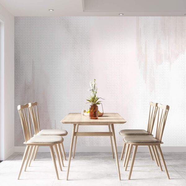 Papier peint Papier peint Fond blanc et rose (UGS : t00421)