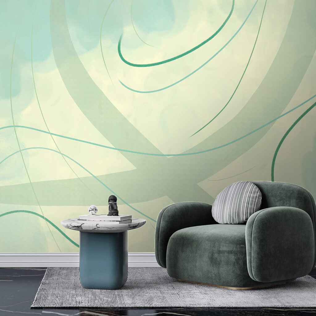 Douces volutes de couleurs et de formes