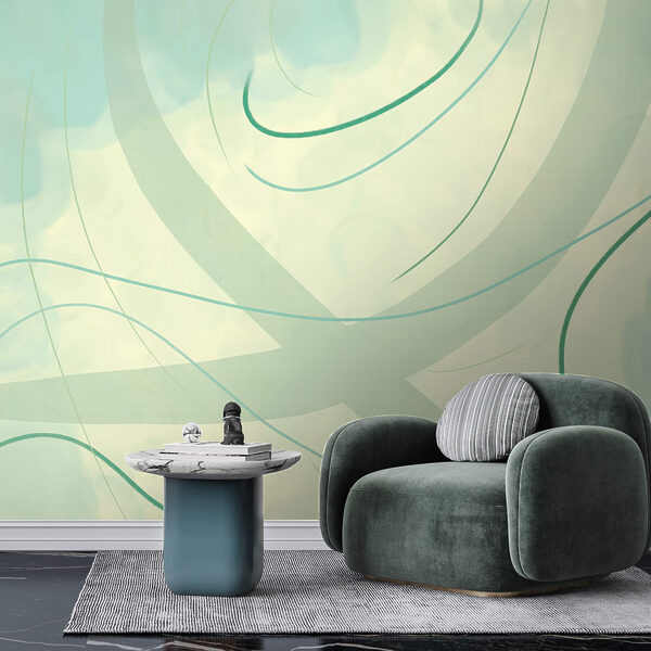 Douces volutes de couleurs et de formes