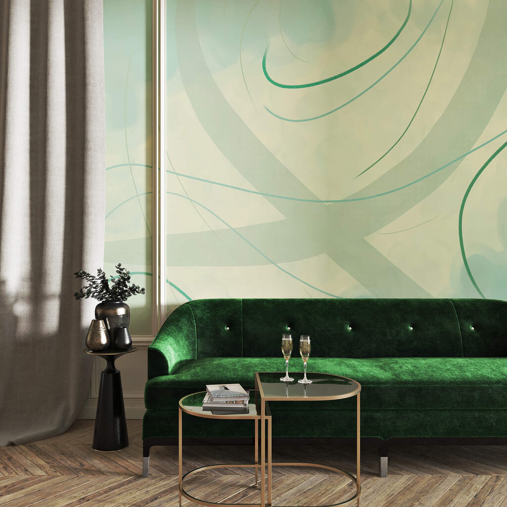 Douces volutes de couleurs et de formes