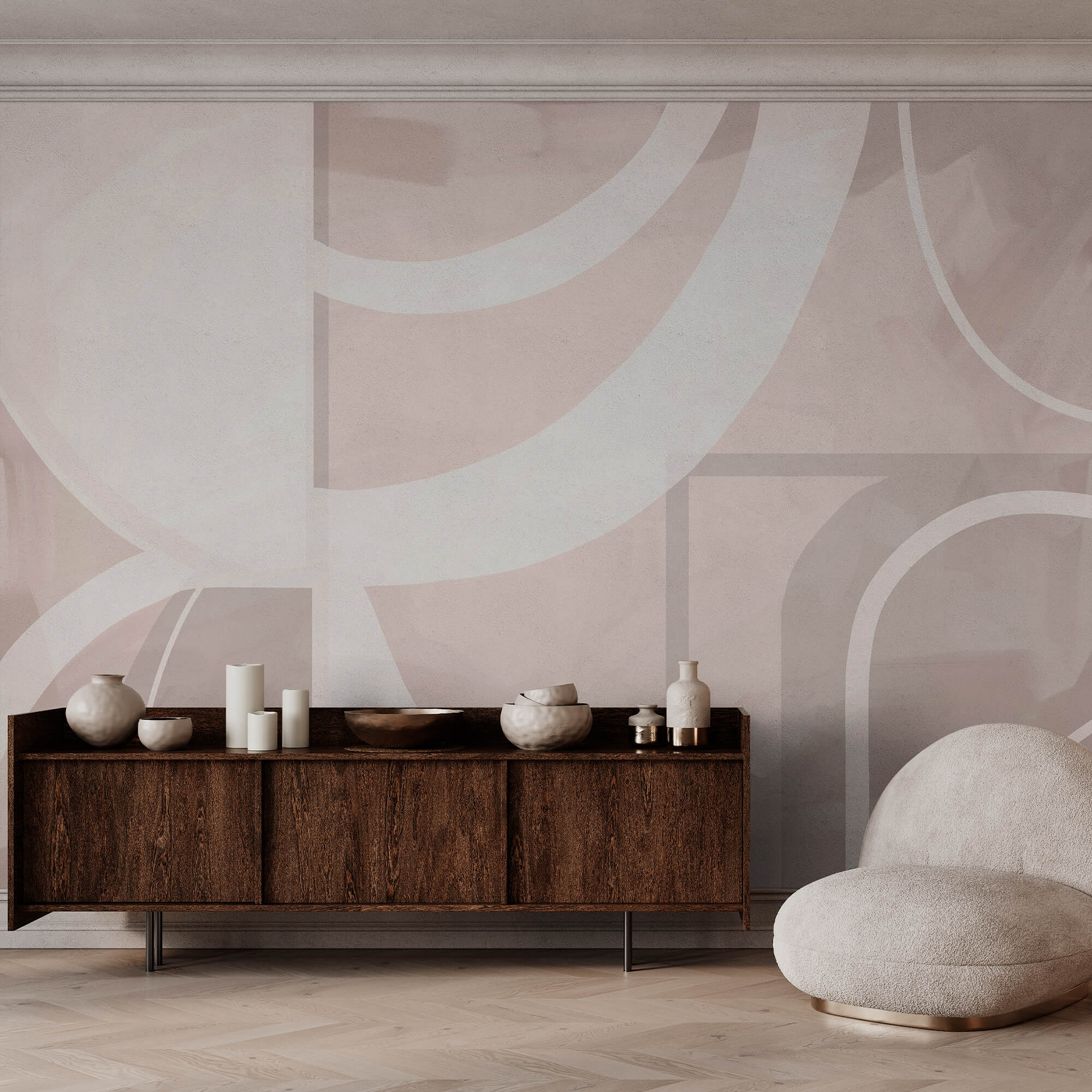 Formes abstraites aux couleurs pastel douces Formes abstraites aux couleurs pastel douces