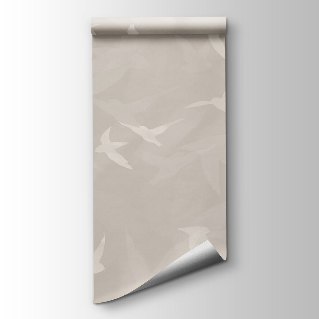 White birds flying in the air White birds flying in the air