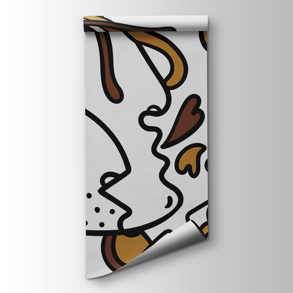 Drawing of a couple of people Drawing of a couple of people