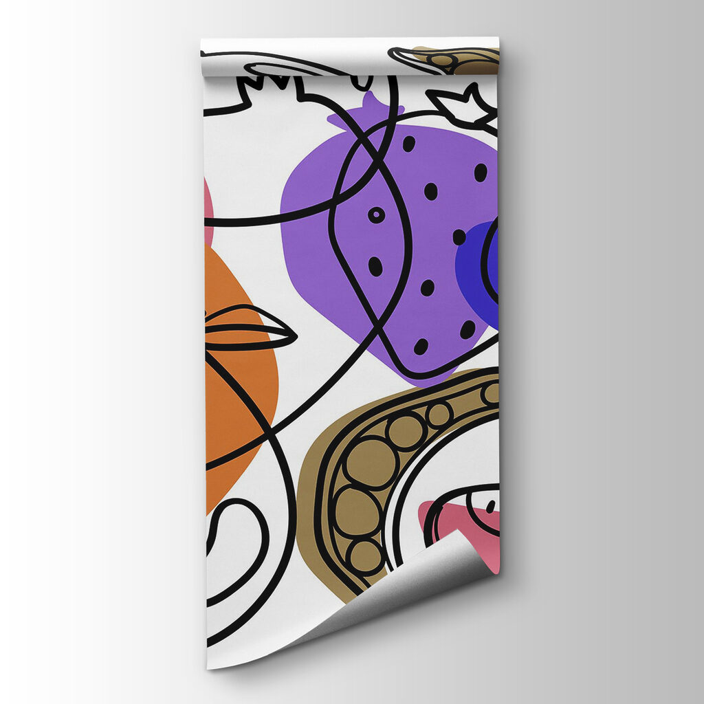 Drawing of different fruits