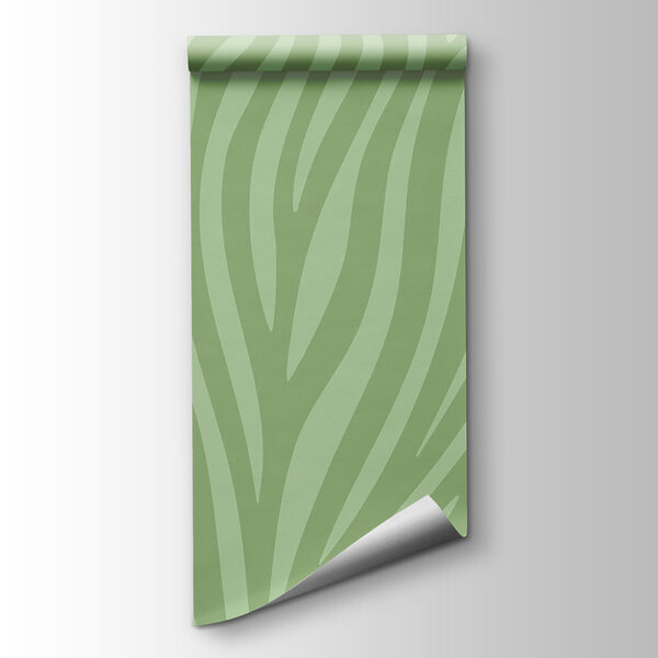 Green and white zebra print Green and white zebra print