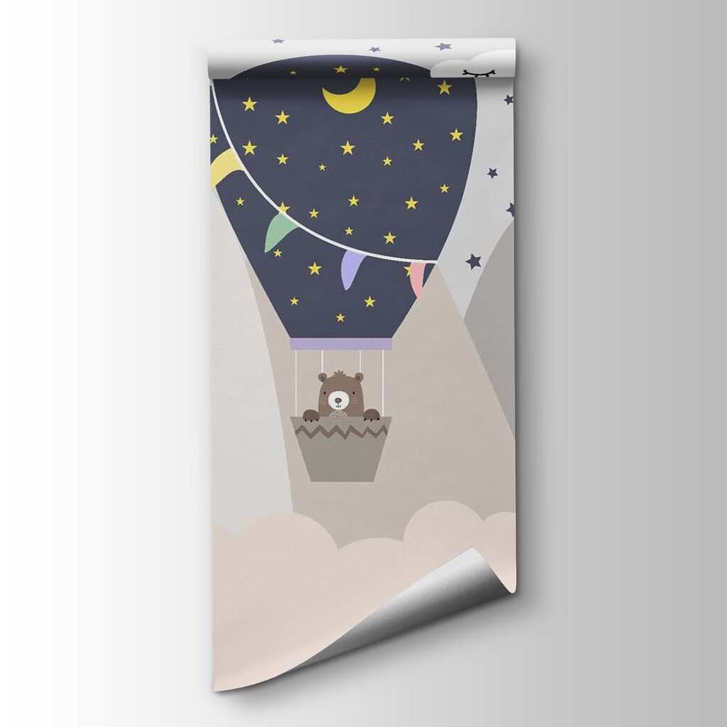 Cartoon hot air balloons in the sky Cartoon hot air balloons in the sky