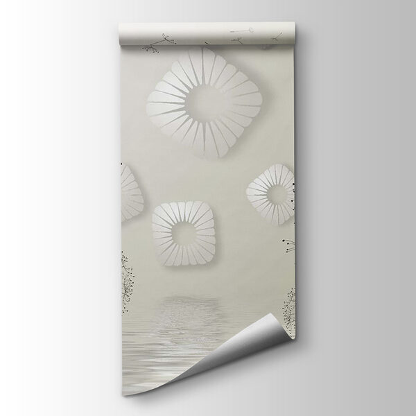 White flowers with black dots White flowers with black dots