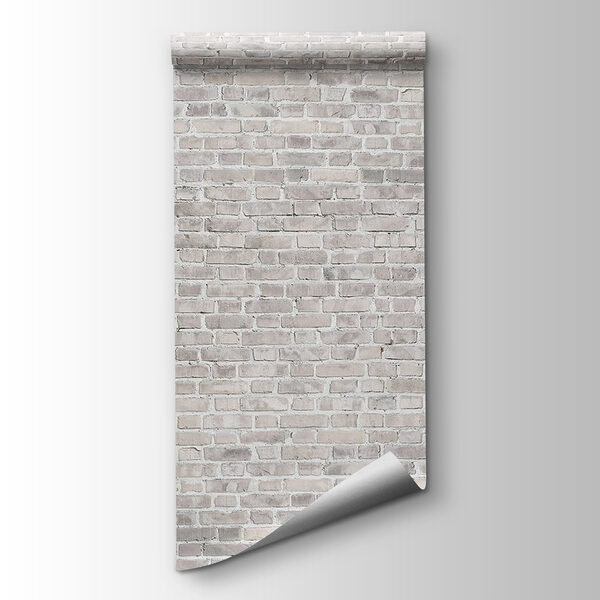 White brick wall with grey bricks White brick wall with grey bricks