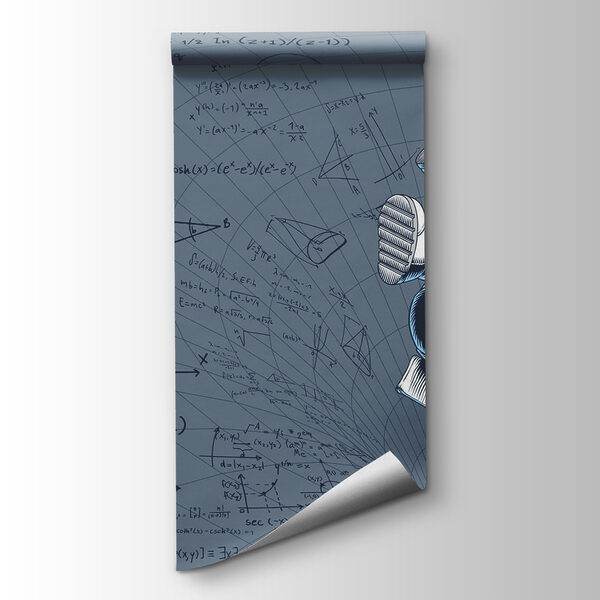 Drawing of a man in space suit Drawing of a man in space suit