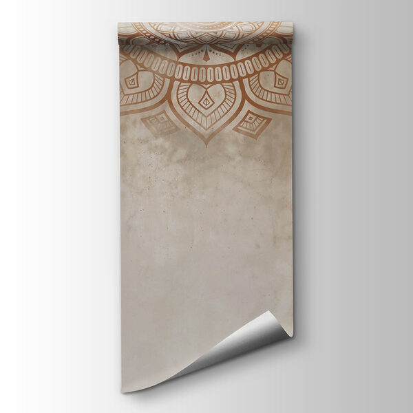 White and brown mandala White and brown mandala