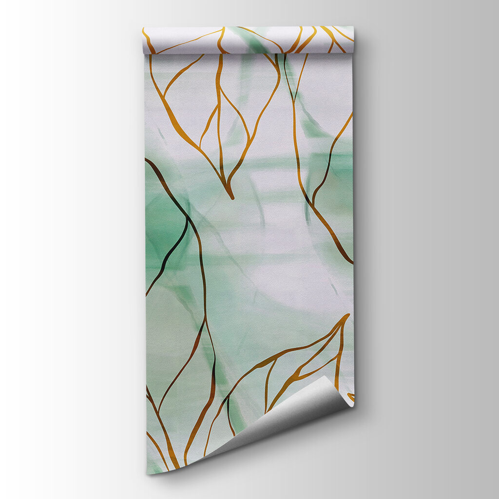 Pattern of leaves on a fabric