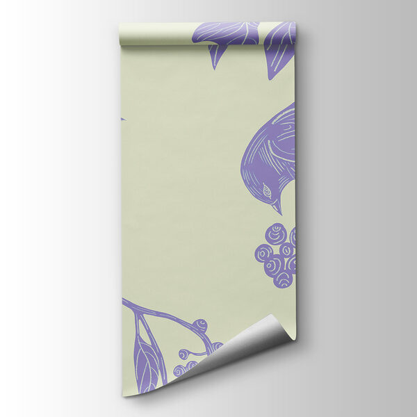 Drawing of birds on a branch Drawing of birds on a branch