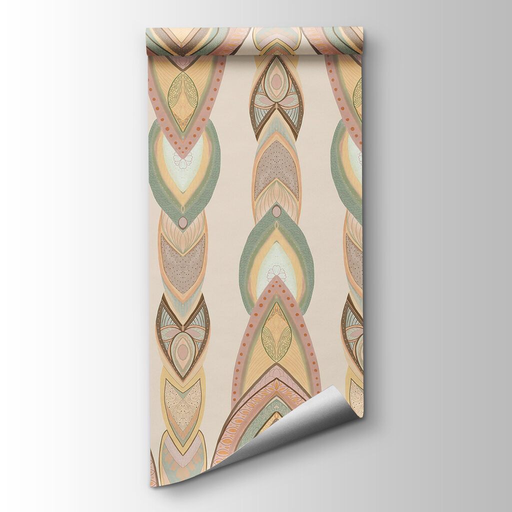 Pattern of colorful shapes