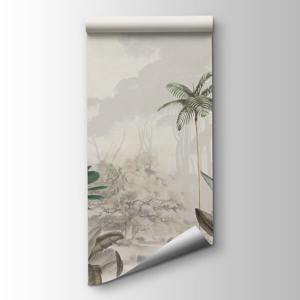 Wallpaper with palm trees