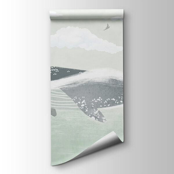 Whale swimming in the water Whale swimming in the water