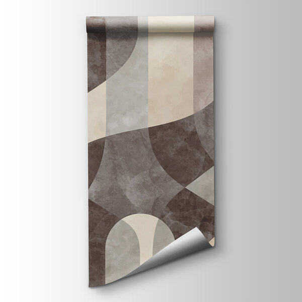 A brown and white striped pattern A brown and white striped pattern