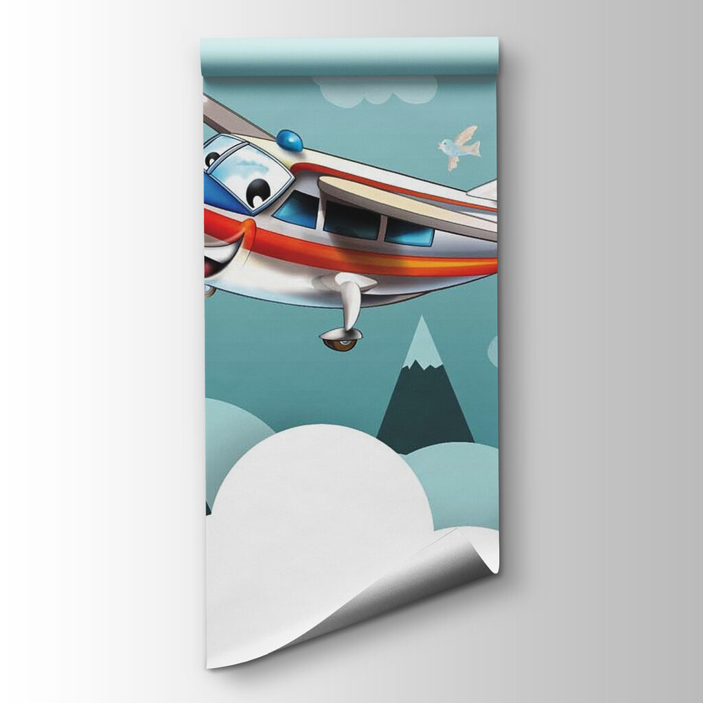 Cartoon planes flying in the sky Cartoon planes flying in the sky