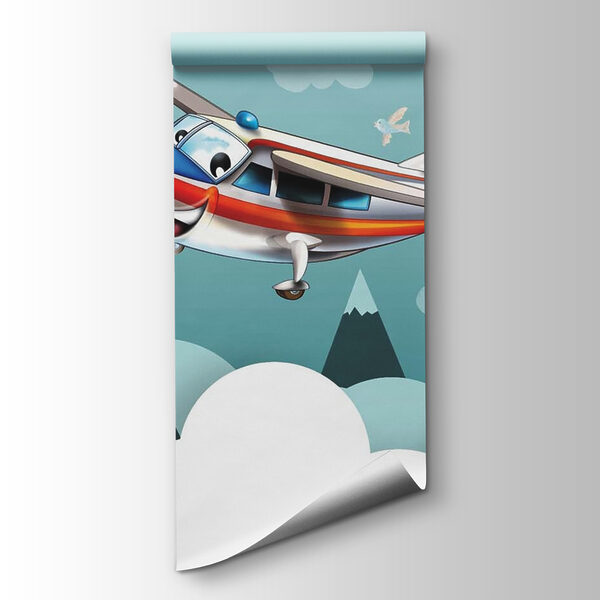 Cartoon planes flying in the sky Cartoon planes flying in the sky