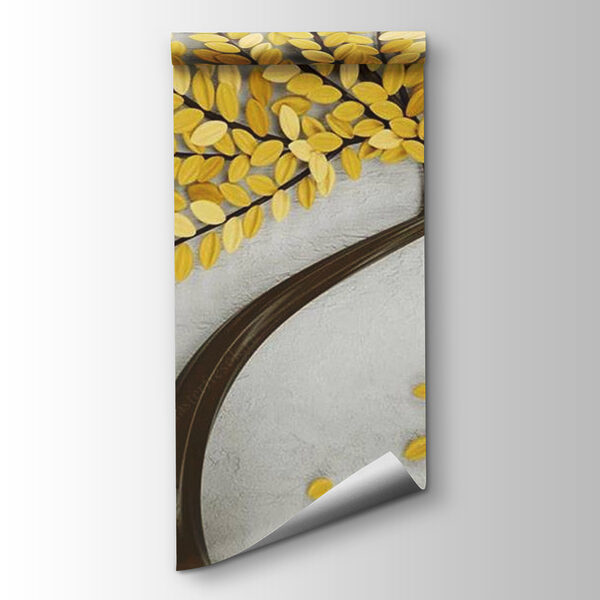 Tree with yellow leaves Tree with yellow leaves