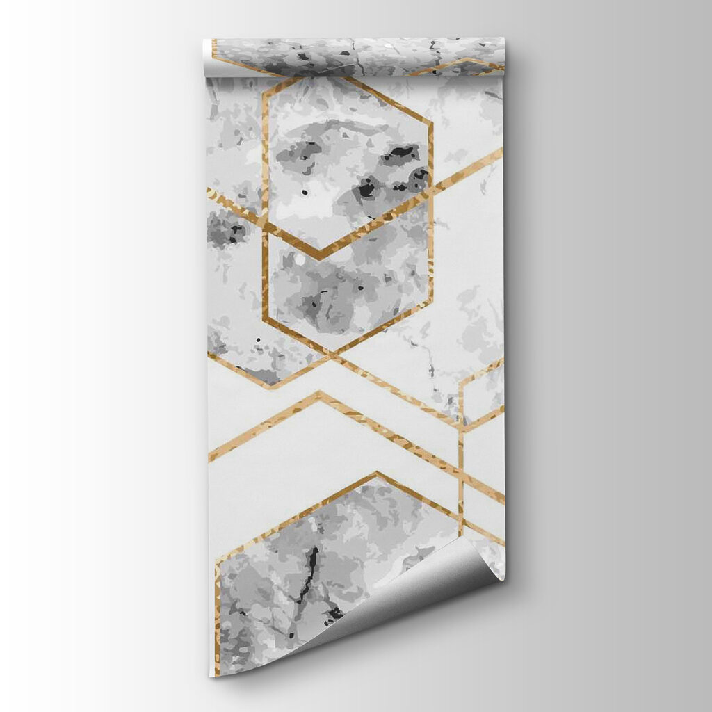 Elegant hexagonal marble pattern design Elegant hexagonal marble pattern design