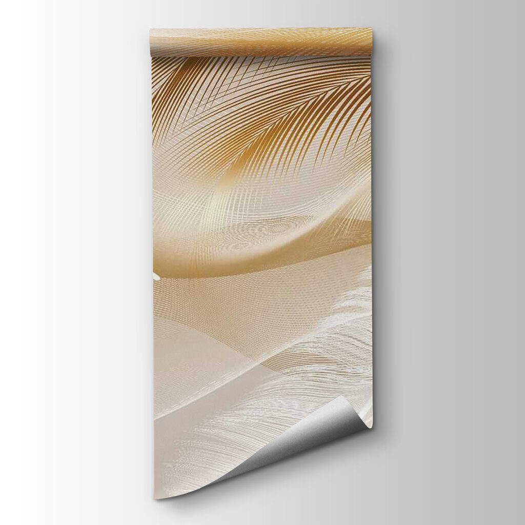 Elegant feathers in soft waves Elegant feathers in soft waves