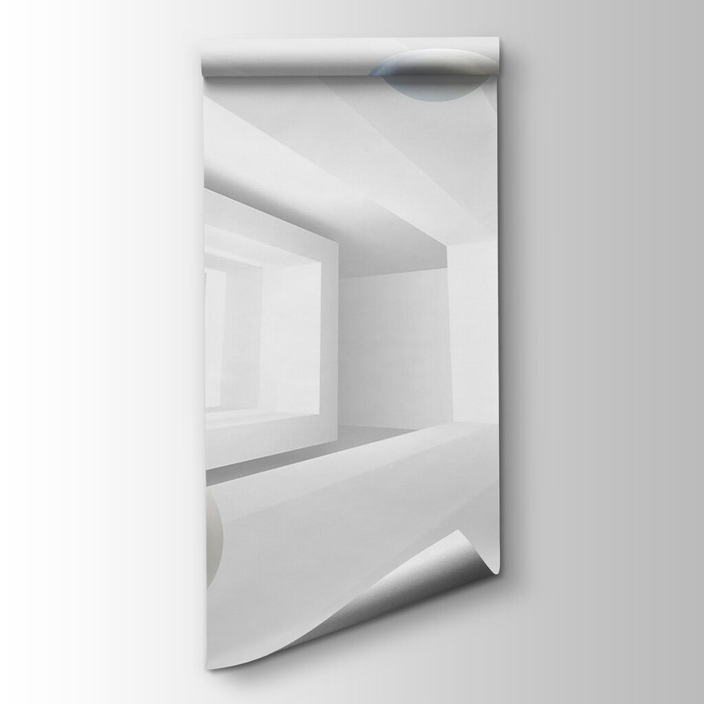 White balls in a room