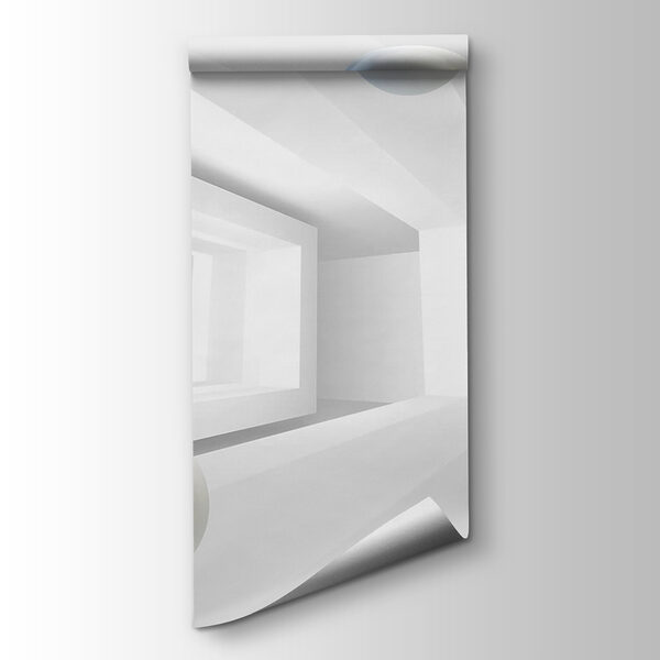 White balls in a room