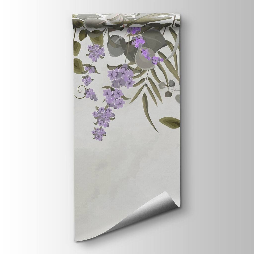 Delicate blossoms and lush greenery