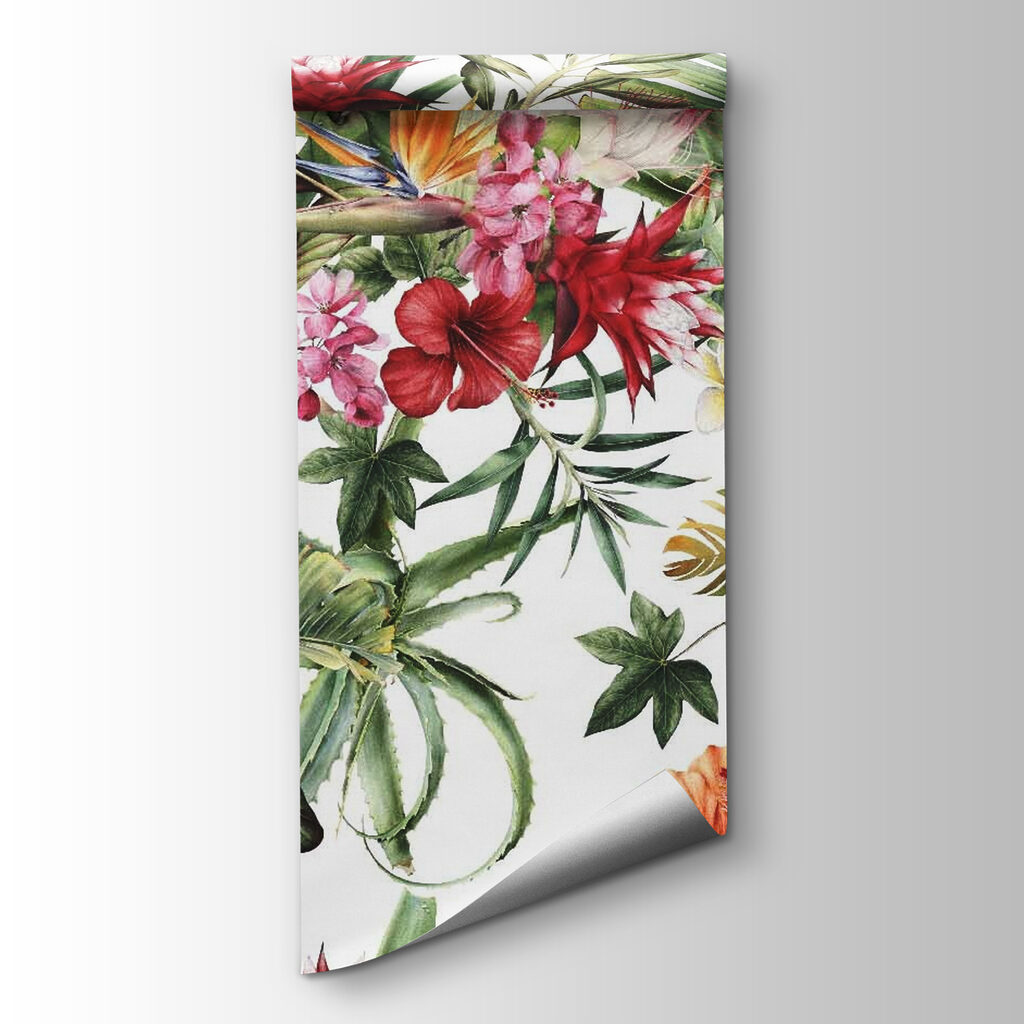 Pattern of flowers and leaves Pattern of flowers and leaves