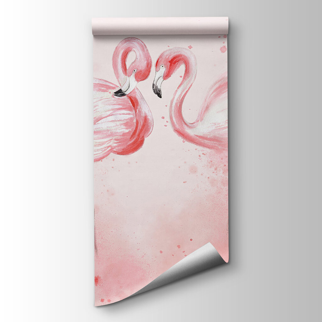 Two flamingos standing next to each other Two flamingos standing next to each other