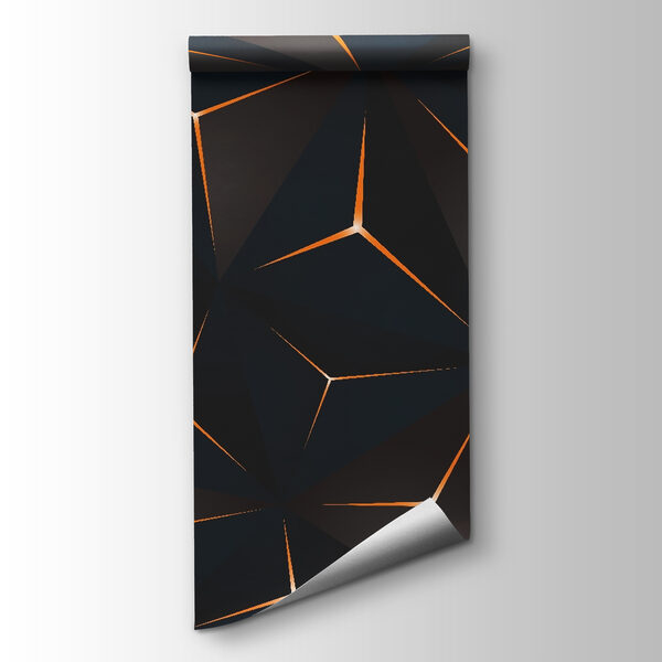Black and orange triangle pattern Black and orange triangle pattern