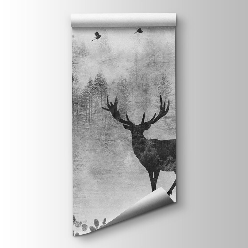 Couple of deers in a forest Couple of deers in a forest