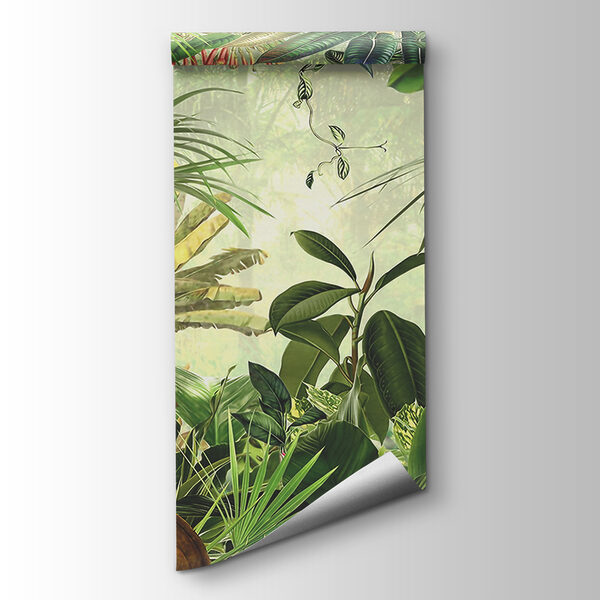 Painting of a tropical forest